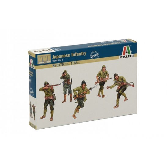 1/72 WWII Japanese Infantry (x50 figures)