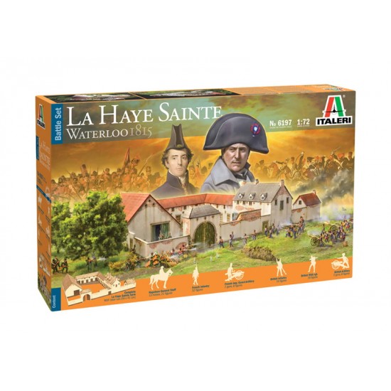 1/72 Waterloo 1815: La Haye Sainte Full Pack Version MDF Laser Cut