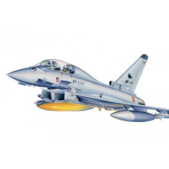 1/72 EF-2000 Typhoon (acrylic paints, brush, liquid cement & sprue cutter included)