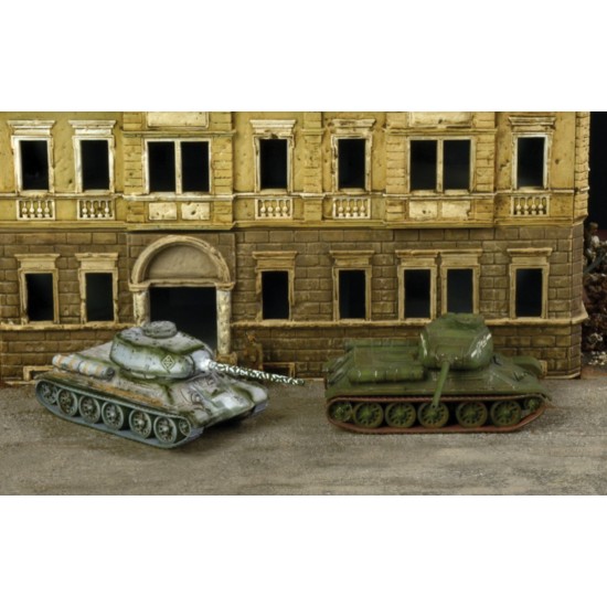 1/72 Russian T-34/85 Tank - Fast Assembly (2 Sets)