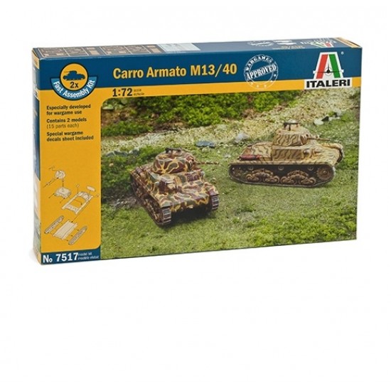 1/72 Carro Armato M13/40 (2 kits)