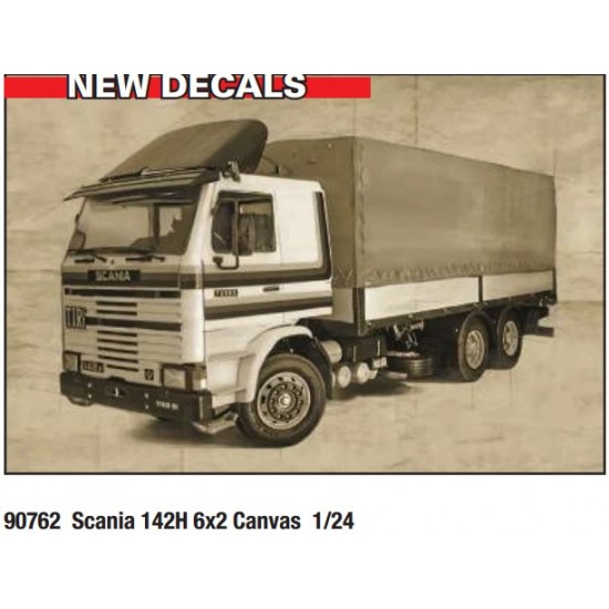1/24 Scania 142H 6x2 Canvas Truck