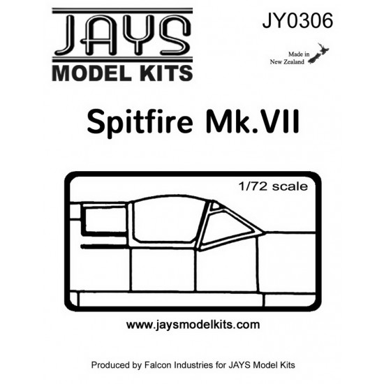 1/72 Spitfire Mk.7 Vacuum Form Canopy 