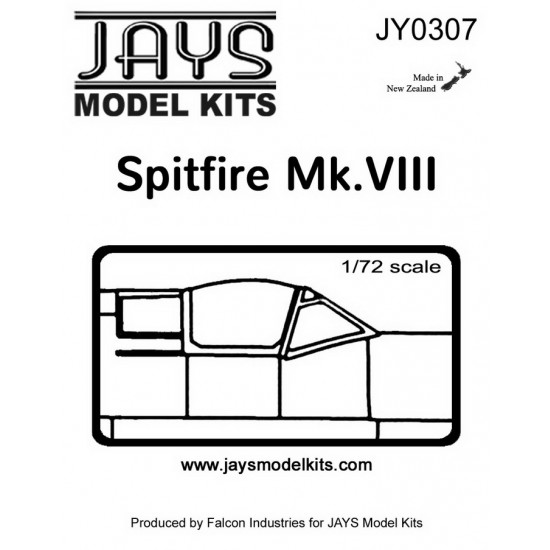 1/72 Spitfire Mk.8 Vacuum Form Canopy 