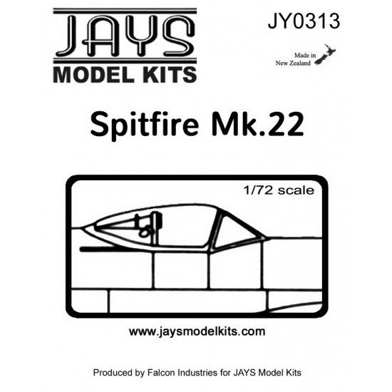 1/72 Spitfire Mk.22 Vacuum Form Canopy 