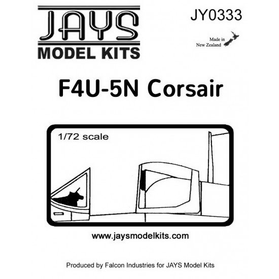 1/72 F4U5N Corsair Vacuum Form Canopy