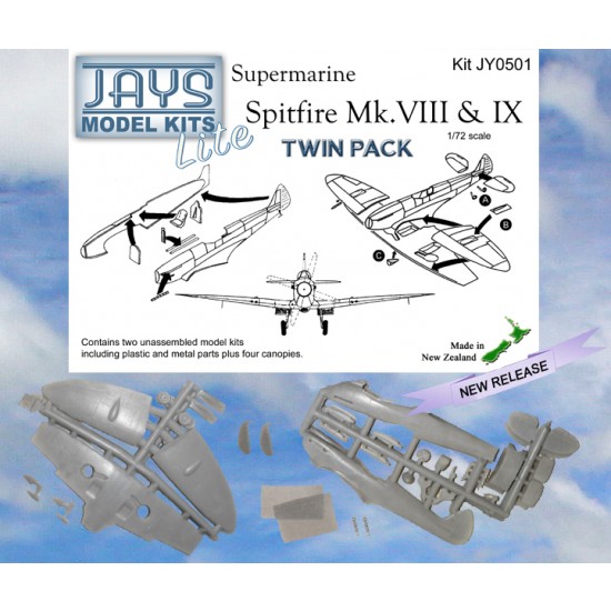 1/72 Spitfire Mk.VIII & IX Lite Twin Pack