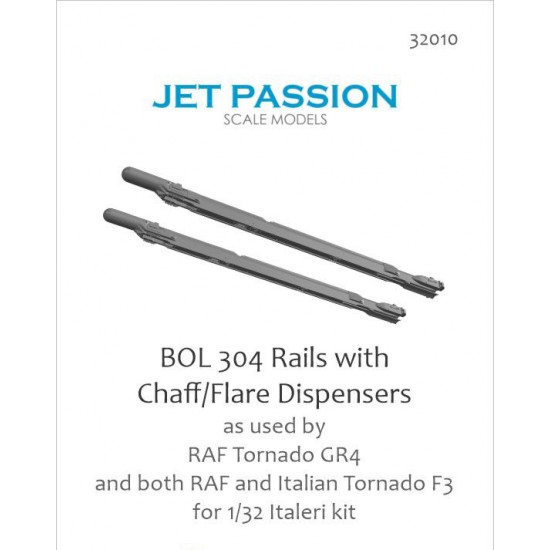 1/32 RAF Tornado Gr4 Bol 304 Rail w/Chaff/Flare Dispensers Set for Italeri kits