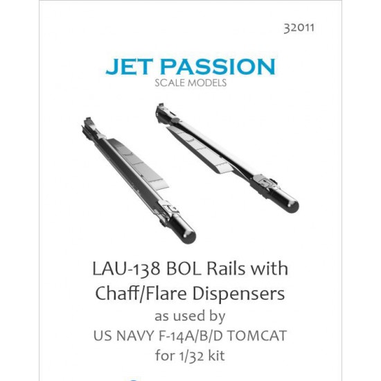 1/32 F-14A/B/D Tomcat Lau-138 Bol Rails With Chaff/Flare Dispensers