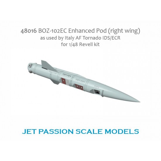 1/48 Italian Tornado BOZ-102EC Enhanced Pod (Right Wing) for Revell kits