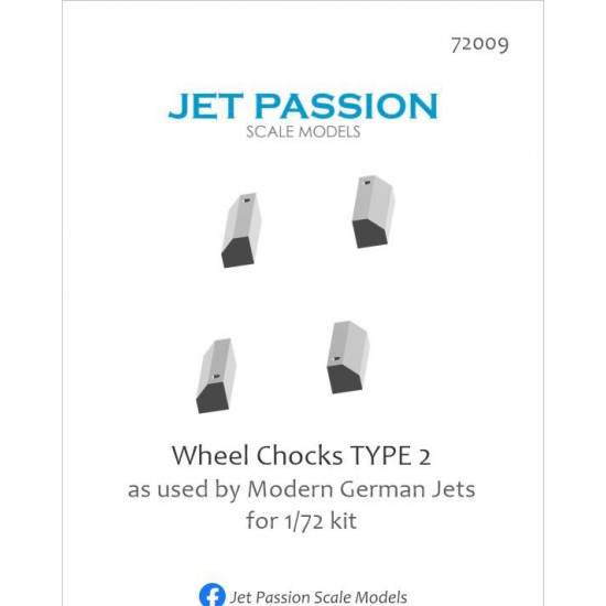 1/72 German AF Wheel Chocks Type II