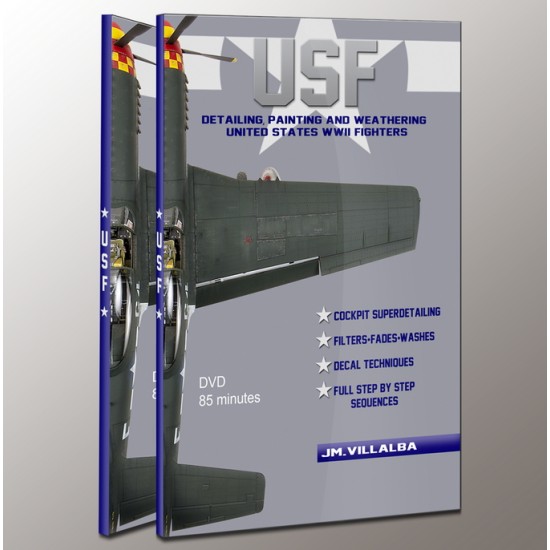 DVD - "USF" Detailing, Painting and Weathering WWII US Fighters(PAL Version)