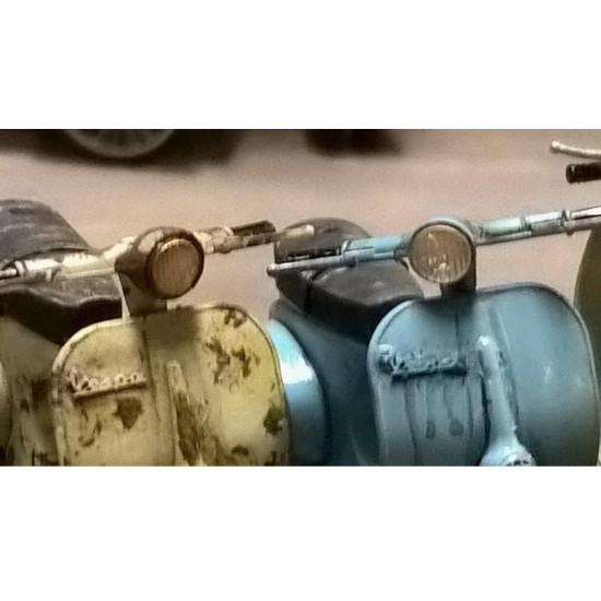 Headlights Yellow (round, 2.5-5mm)