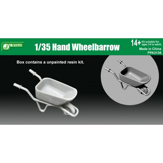 1/35 Hand Wheelbarrow (resin)