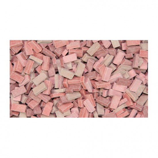 1/35, 1/32 Bricks - Brick-Red Mix (Material: Ceramic) 500pcs