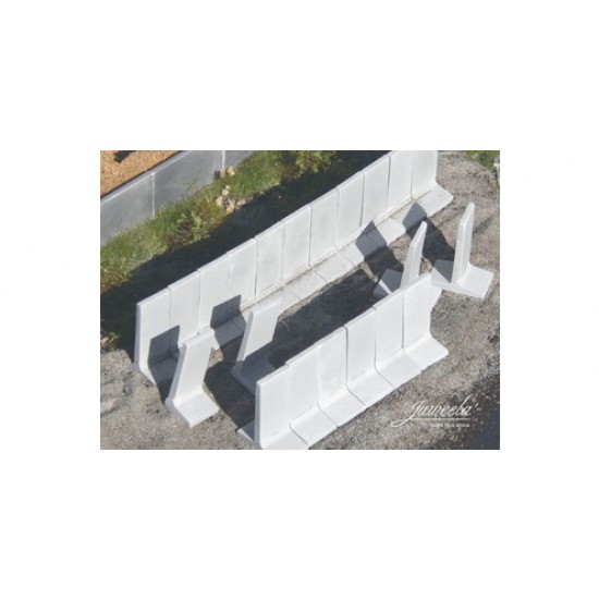 1/87 Concrete Angles L-/T-Base 260Cm, 32x/18x