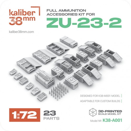 1/72 Zu-23-2 Full Ammunition Accessories