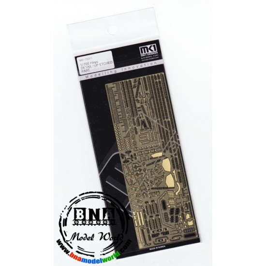 Photo-etched parts for 1/700 IJN Aircraft Carrier Hiryu for Aoshima kit