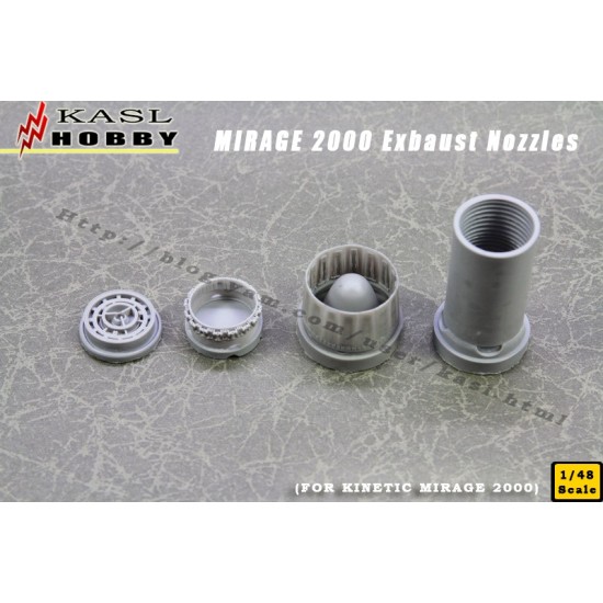 1/48 Mirage 2000 Exhaust Nozzle for Kinetic kits