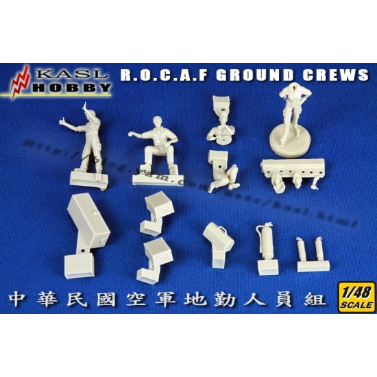 1/48 ROCAF Ground Crews (4 figures & accessories)