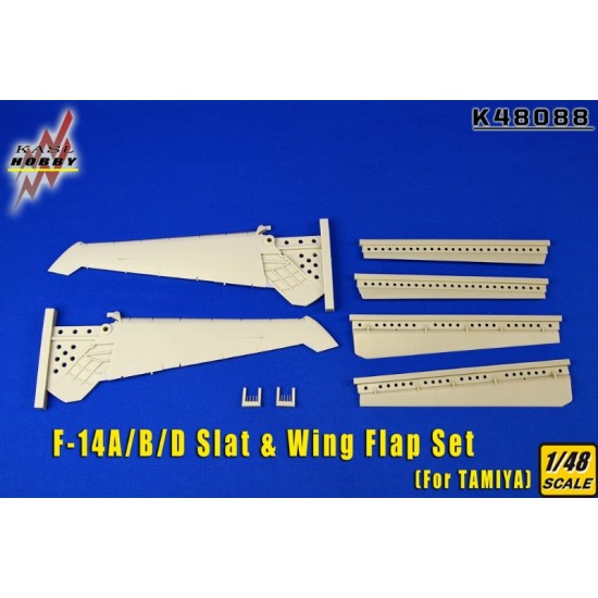 1/48 F-14A/B/D Slat & Wing Flap Set for Tamiya kits