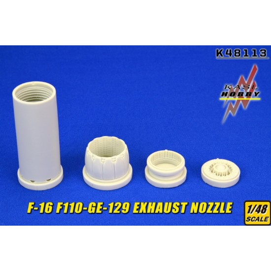 1/48 General Dynamics F-16C/D Fighting Falcon F110-GE-129 Exhaust Nozzle for Tamiya kits