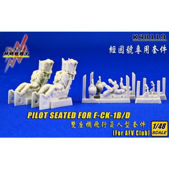 1/48 AIDC F-CK-1B/D Ching-Kuo Seated Pilot for AFV Club kits