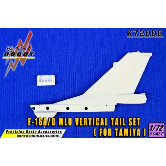 1/72 F-16A/B MLU Vertical Tail Set for Tamiya kits