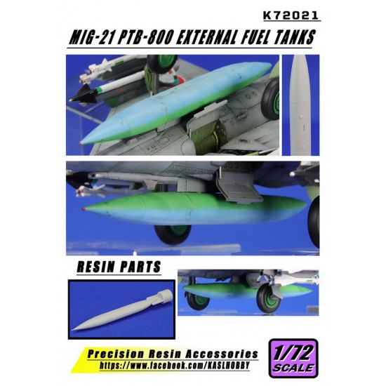 1/72 Mikoyan-Gurevich MiG-21 PTB-800 External Fuel Tanks