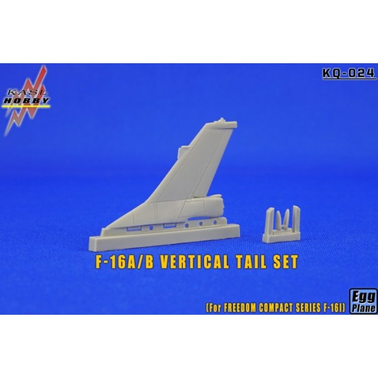 Egg Plane F-16A/B Fighting Falcon MLU Vertical Tail Set for Freedom Model F-16 kits