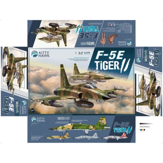 1/32 Northrop F-5E "Tiger" Light Fighter w/Figures