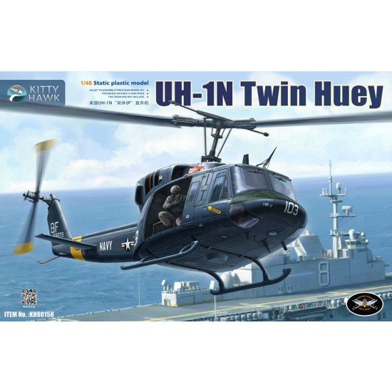 1/48 Bell UH-1N Twin Huey Utility Helicopter
