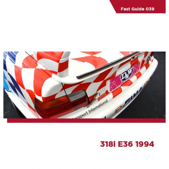 Fast Guide Vol.039 - BMW 318i E36 1994 Reference Book for Hasegawa kits (32 A5 colour pages)