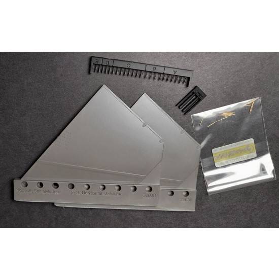 1/32 F-16 Fighting Falcon Horizontal Stabilizers "Smooth Surface"
