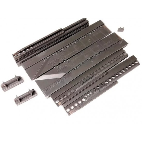 1/48 F-15C Early Wing Pylons, LAU-114 Rails, ADU-507 Adapters for Great Wall Hobby kit
