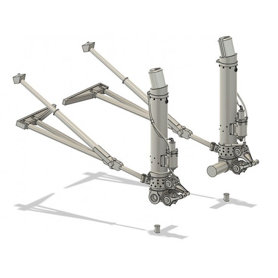 1/48 B-17 Correct Lenght Main Landing Gear (loaded) for HK Models ...