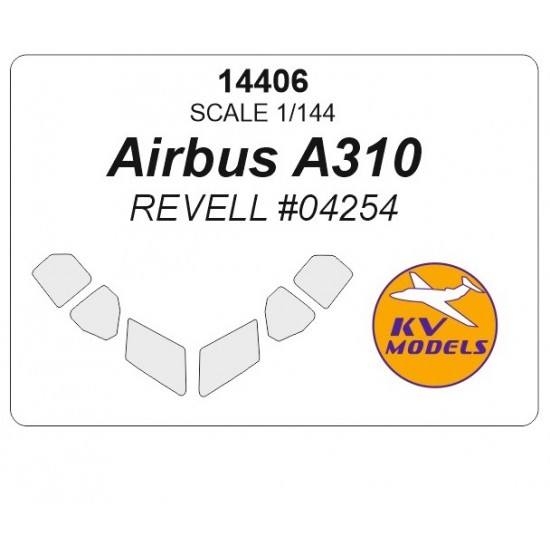 1/144 Airbus A310 Masks for Revell #04254