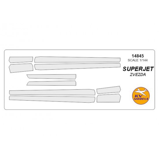 Maquette Sukhoï Superjet 100 - Échelle 1:144, Zvezda Z7009, à Assembler Et Peindre - 8
