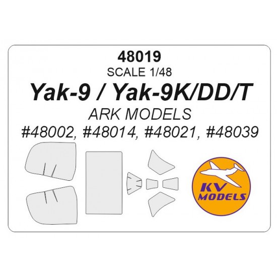 1/48 Yak-9 Paint Masking for Ark Models