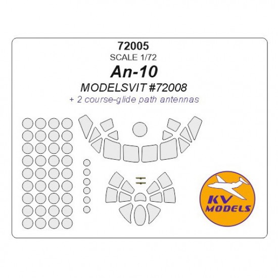 1/72 An-10 Masking for ModelSvit #72008