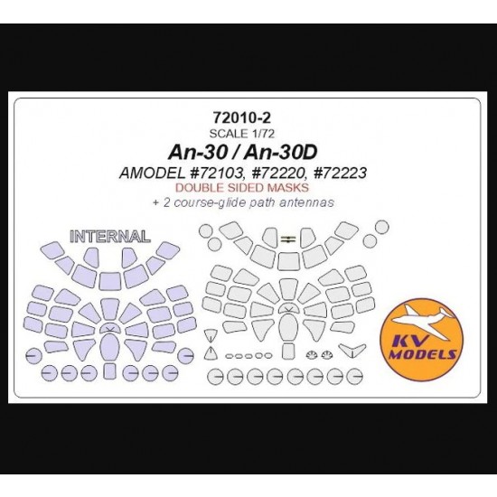 1/72 An-30/30D Masking for A-model #72103/72220/72223 (double-sided)
