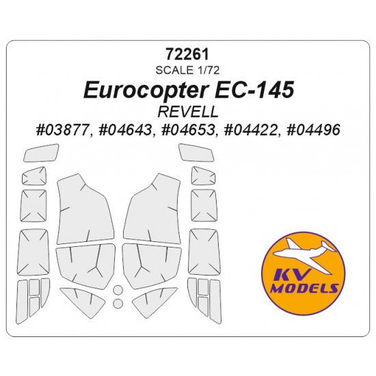 1/72 Eurocopter EC-145 Masking for Revell kits