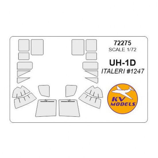 1/72 UH-1D Masking for Italeri #1247