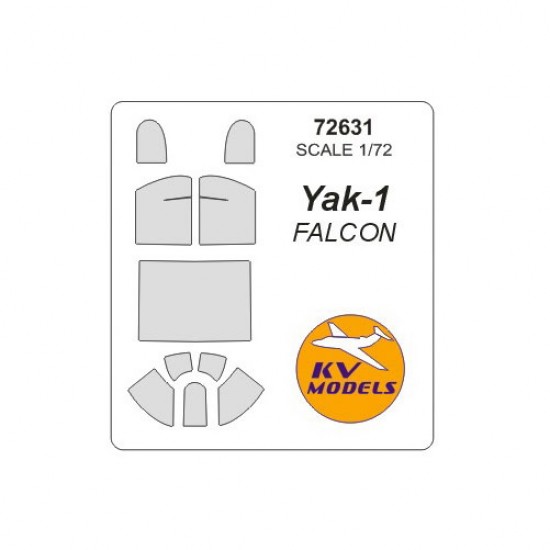 1/72 Yak-1 Masking for Falcon kits