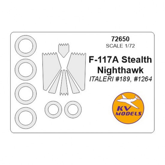 1/72 F-117A Stealth/Nighthawk Masking for Italeri #189, #1264