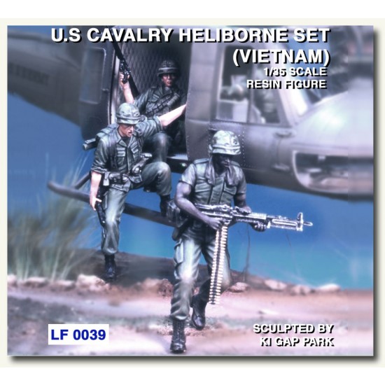 1/35 Charlie Alpha US Heliborne Cavalry Set (Vietnam) (3 Figures)