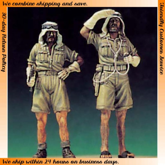 1/35 WWII British Special Air Service (SAS) Soldiers (2 Figures) 
