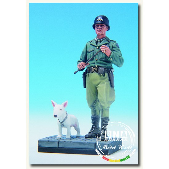 1/35 US General George S. Patton & Willie with Base