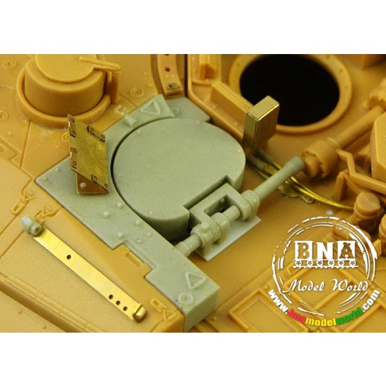 1/35 Merkava Mk.4 Side Skirt Detailing/Loader's Hatch set for Academy kit