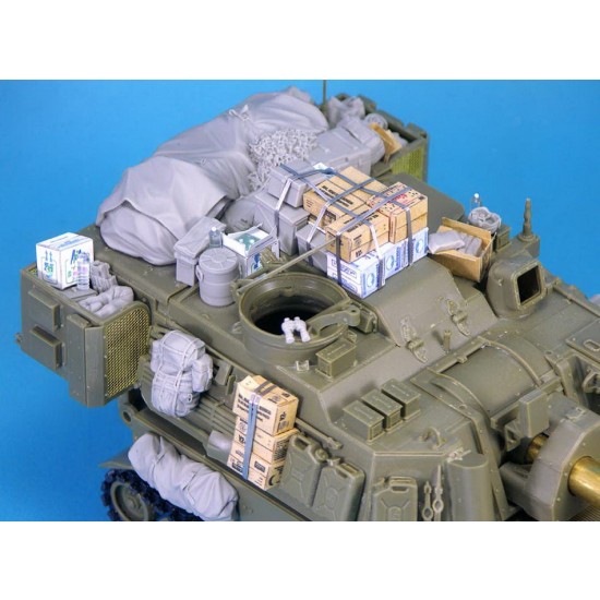 1/35 M109A6 Paladin 155mm Self-Propelled Howitzer Stowage set for AFV Club kit